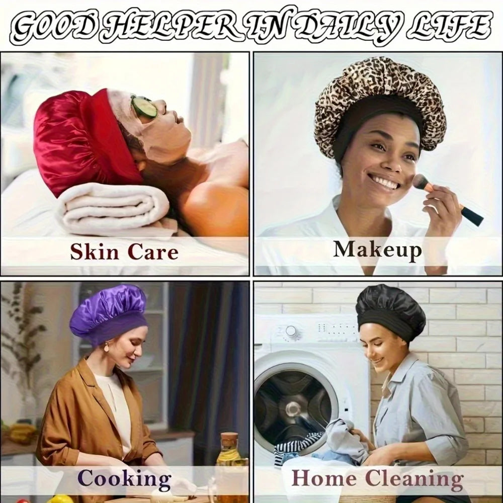 Kit Beauté & Sommeil Complet 8 en 1 : Rouleaux Boucles Sans Chaleur, Taie Satin, Masque Soie, Gua Sha